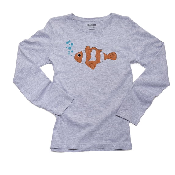 Clown Fish - Funny from Sydney - Loves Jokes Women's Long Sleeve Grey T-Shirt
