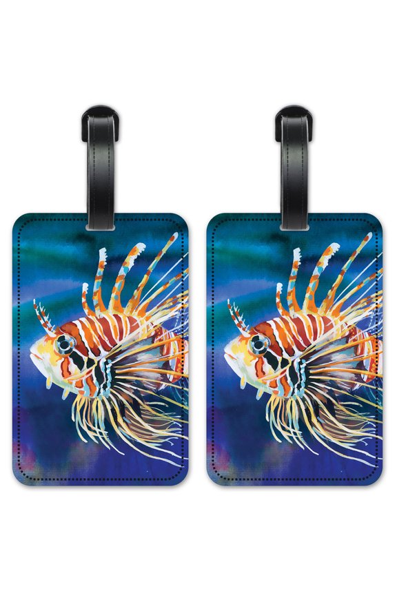 Clown Fish - Luggage ID Tags / Suitcase Identification Cards - Set of 2