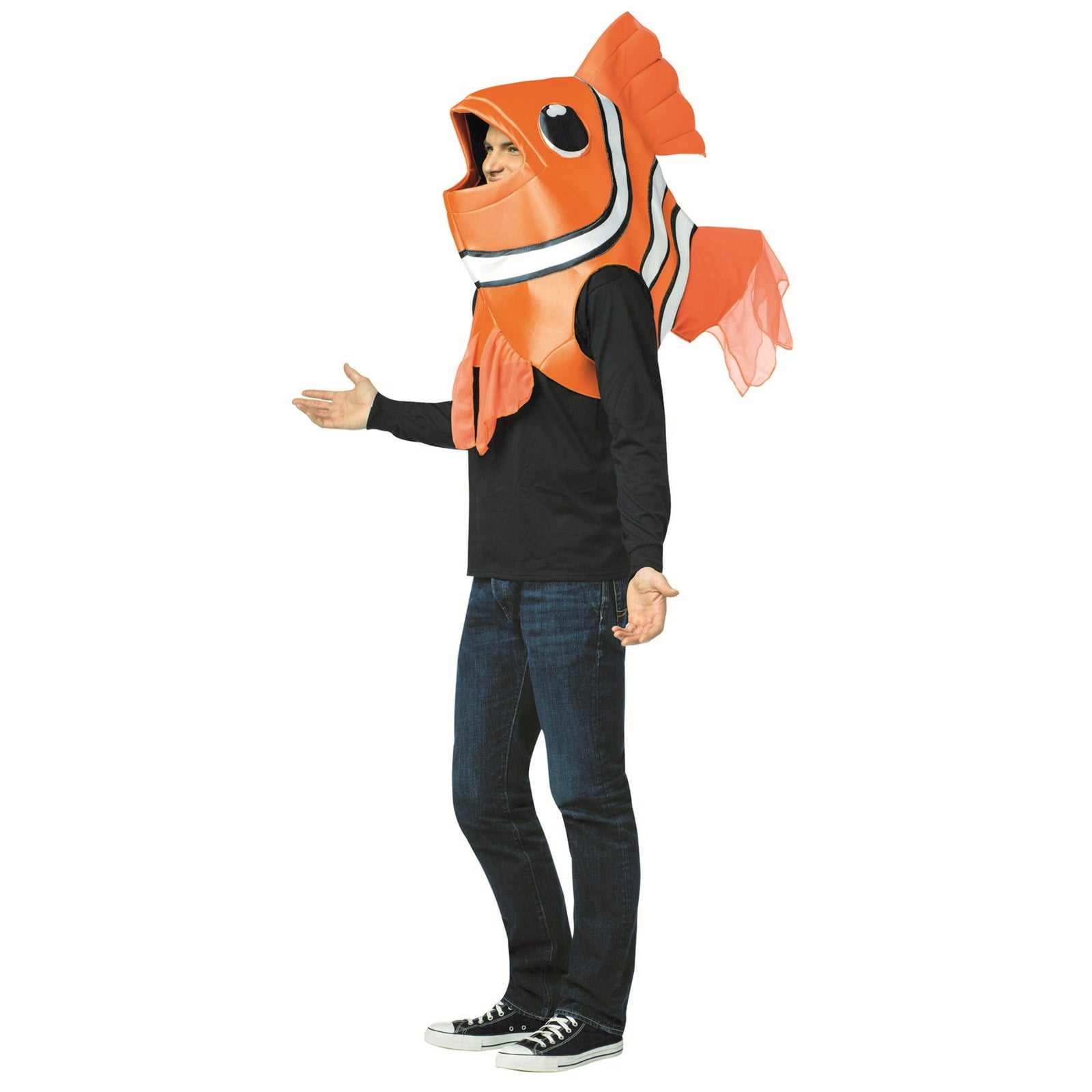 Clown Fish Men's Adult Halloween Costume, One Size, (40-46)