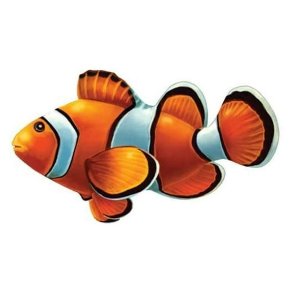 Clown Fish Porcelain Swimming Pool Mosaic (8" x 4")