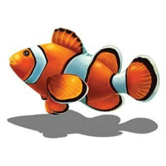 Clown Fish Porcelain Swimming Pool Mosaic (8" x 6" with )