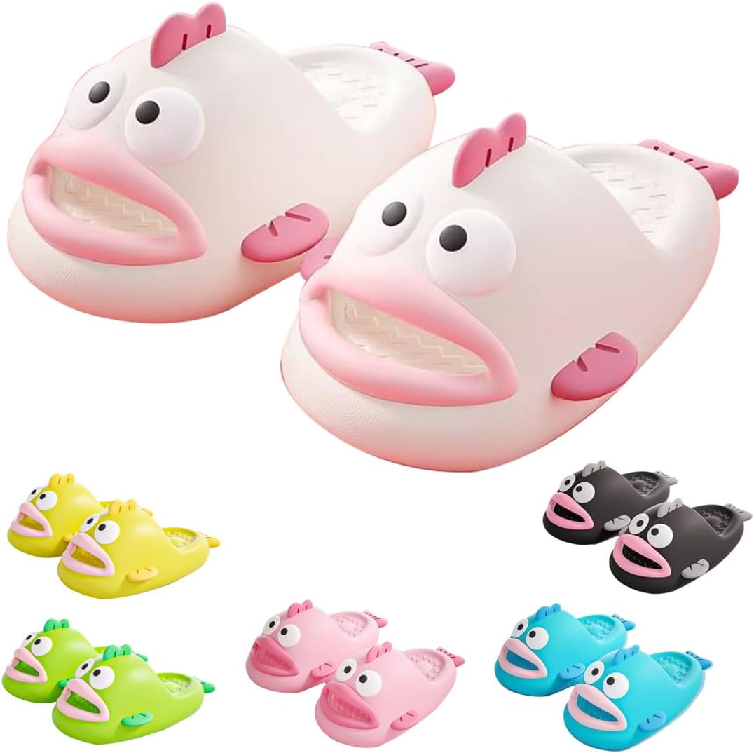 Lustige Fisch Pantoffeln - Rutschfeste Badeschuhe Für Strand Und Zuhause