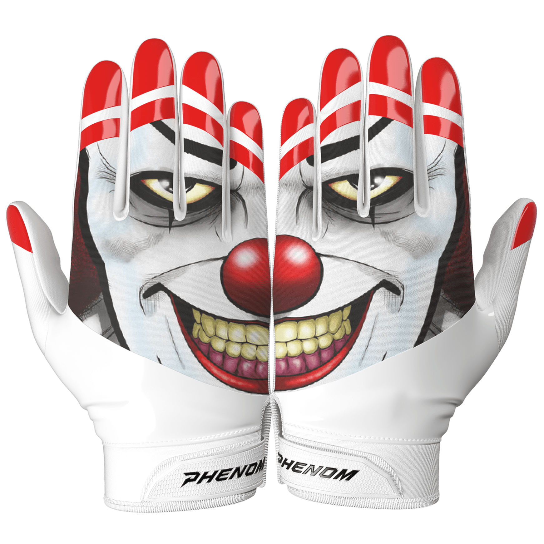 Clown Football Gloves - VPS3 by Phenom Elite (Large)