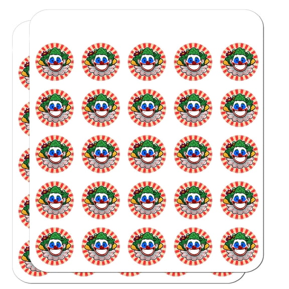 Clown Happy Face Planner Calendar Scrapbooking Crafting Stickers