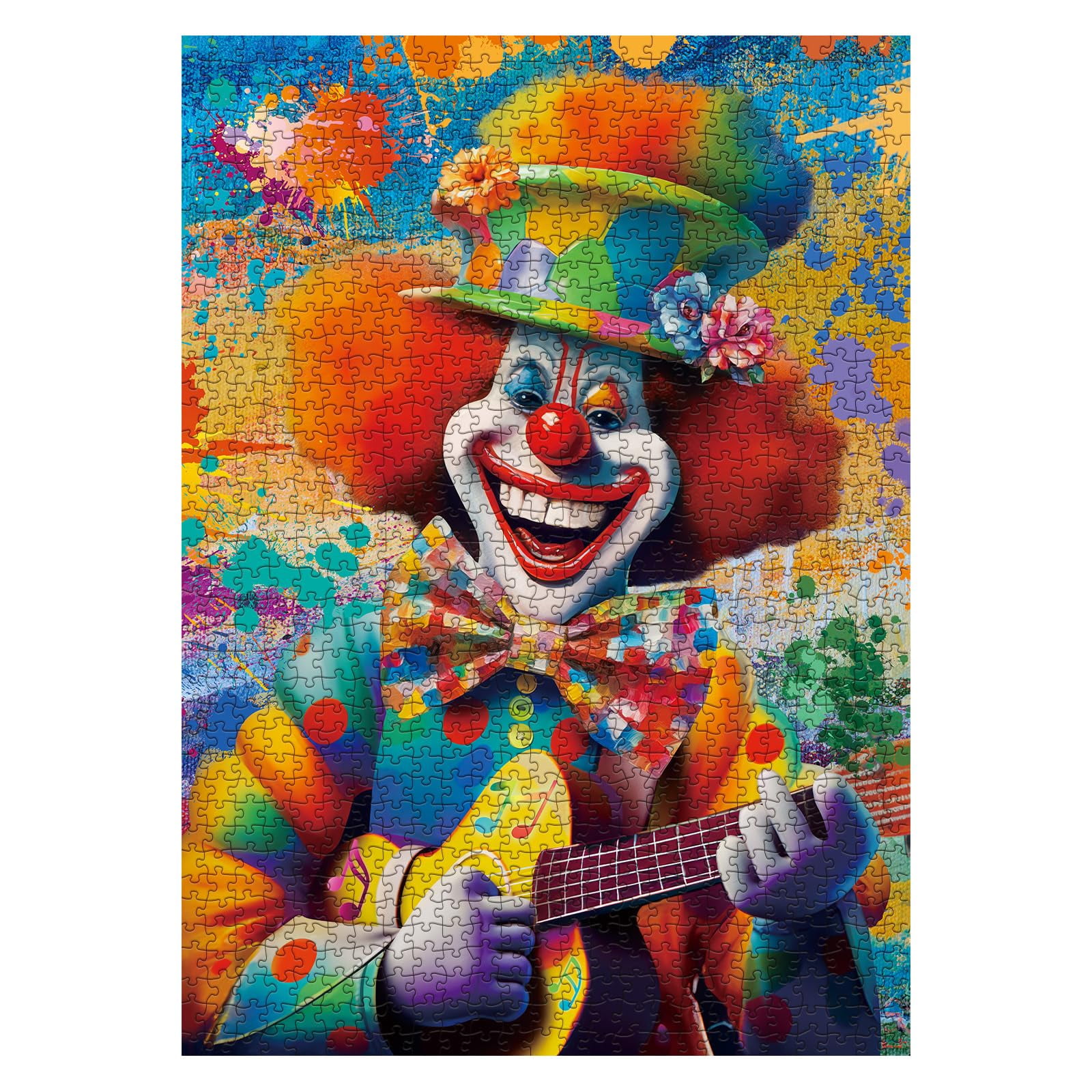 Clown Jigsaw Puzzles 1000 AIF4 Pieces, Funny Clown Circus Puzzles for ...