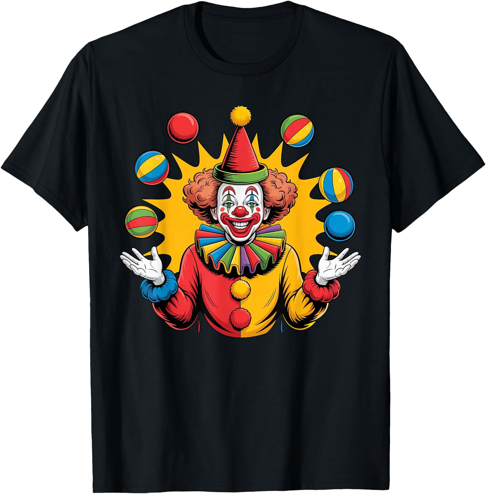Clown Juggling Circus T-Shirt - Walmart.com
