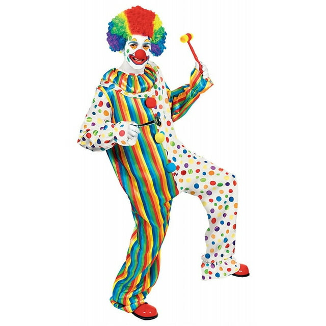 Clown Jumpsuit Adult Costume - Standard - Walmart.com