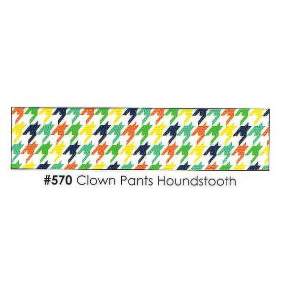 Clown Pants Houndstooth 3 Strips Edible Frosting Photo Cake Border Decoration