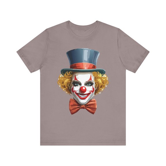 Clown Shirt, Funny Shirt, T-Shirt with Clown, Funny Art Design Tee, Circus Tees, Circus T-Shirt, Unisex Humor Wear 11