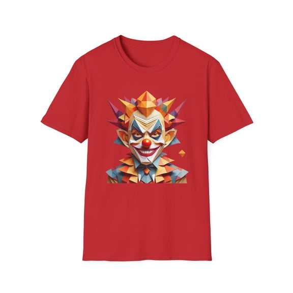 Clown Shirt, T Shirt with Clown, Funny Man Shirt, Tee Shirt with Funny Man, Circus Shirt, Shirt with Circus, Scary Man Shirt, Shirt with Scary Man