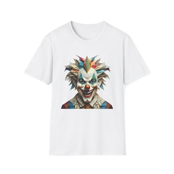 Clown Shirt, T Shirt with Clown, Funny Man Shirt, Tee Shirt with Funny Man, Circus Shirt, Shirt with Circus, Scary Man Shirt, Shirt with Scary Man