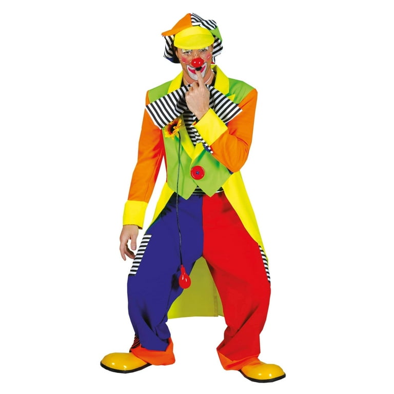 Clown Tailcoat + Trousers Male Costume Clown Tailcoat + Trousers Male Costume