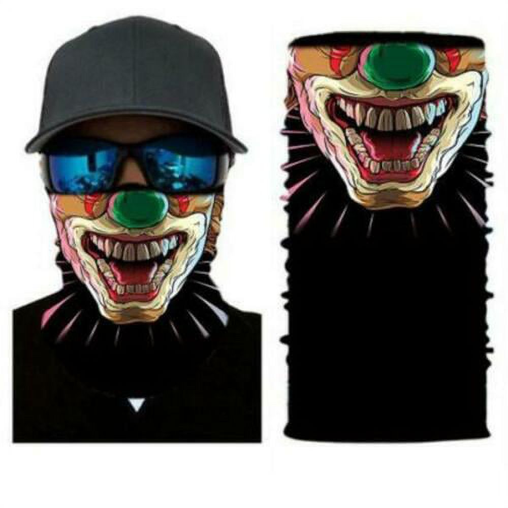 Clown Themed Face Balaclava Scarf Neck Fishing Shield Sun Gaiter Headwear Mask - image 1 of 7