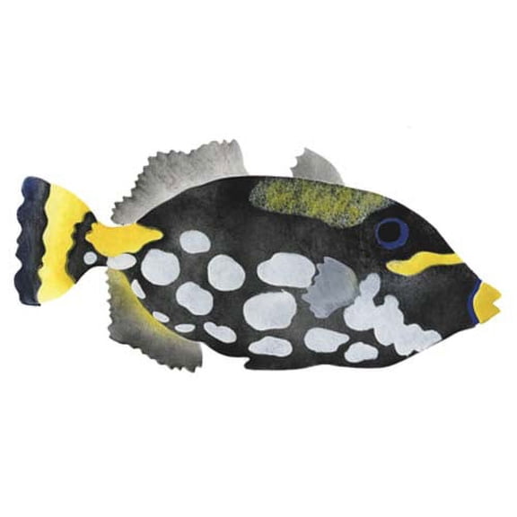 Clown Trigger Fish Wall Stencil SKU #3015 by Designer Stencils