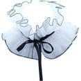 thumbnail image 1 of Clown Tulle Ruffled Collar,Renaissance Victorian Ruffle Collar, Retro Mesh Neck Ruff Ruffle Collar, 1 of 3