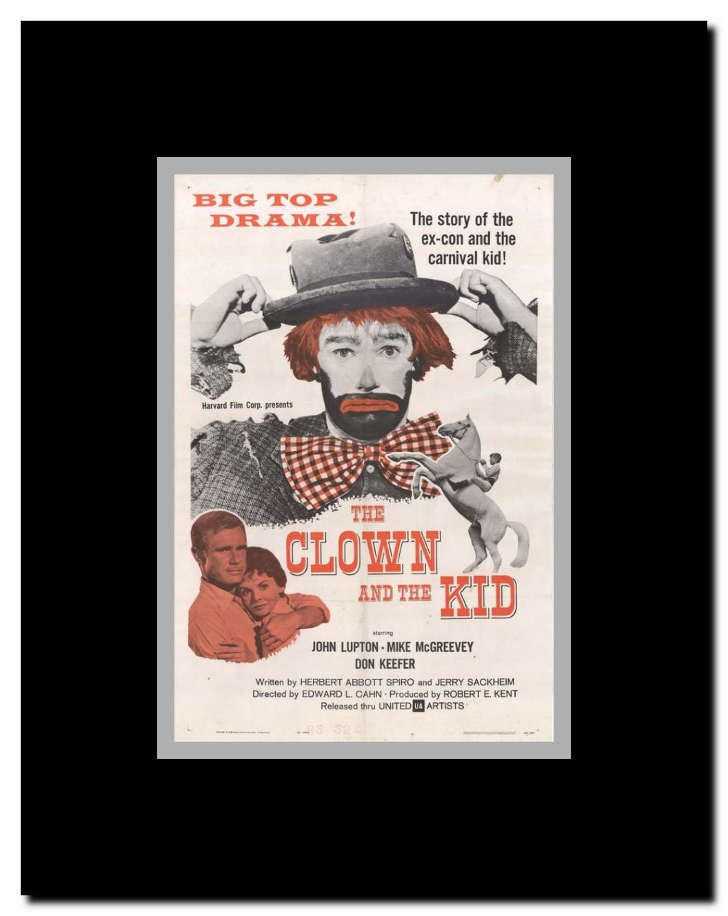 Clown and the Kid Framed Movie Poster