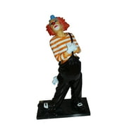 Nifao Clown - small Bronze Statue   Home Office Decor Sculpture, 12"L x 6"W x 23"H