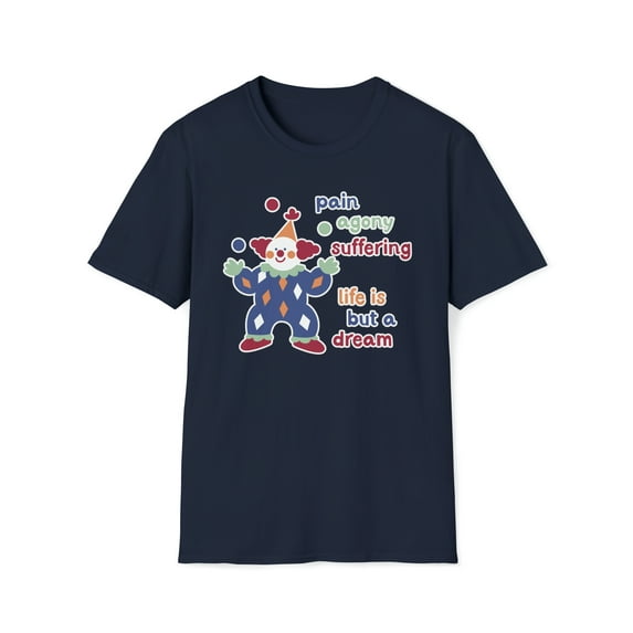 Clowncore Clothing, Gildan Unisex Softstyle T-Shirt, Graphic Tee, S-3XL