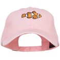 thumbnail image 1 of Clownfish Embroidered Washed Cotton Cap - Pink OSFM, 1 of 5