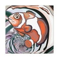 thumbnail image 1 of Clownfish Under Sea-glass - Canvas, 1 of 25
