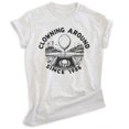 thumbnail image 1 of Clowning Around Since 1986 Shirt, Unisex Women's Men's, Horror Movie Book Spooky Clown Film Halloween, Heather Ash, 3X-Large, 1 of 6