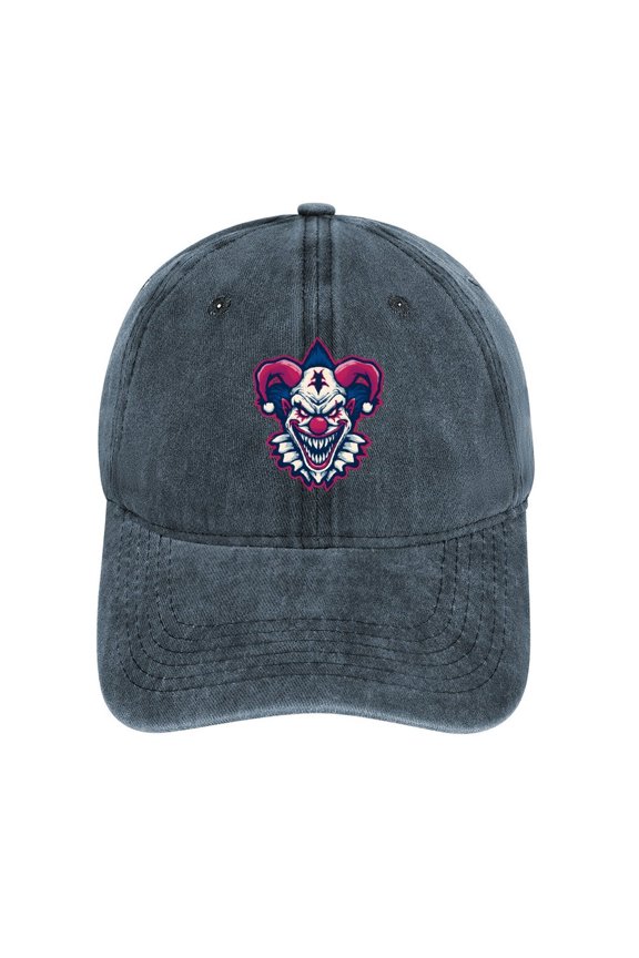 Clowns Jokers Navy Baseball Cap for Men Women, Adjustable Snapback Hats Cotton Hat