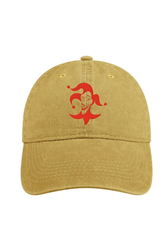 Clowns Jokers Sand Colour Baseball Cap for Men Women, Adjustable Snapback Hats Cotton Hat
