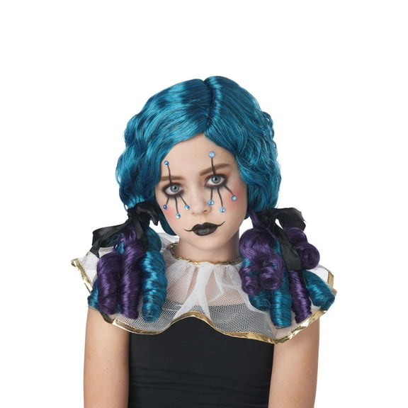 Clowny Kid Curls Child Wig