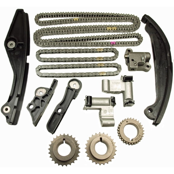 Cloyes Primary Timing Chain Kit: Exact Fit, 254, 50 Links, Timing Components, With Sprockets Fits select: 2013-2017 FORD EXPLORER, 2011-2017 FORD TAURUS