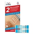 thumbnail image 1 of Clozex Emergency Laceration Closures - Repair Wounds Without Stitches. FDA Cleared Skin Closure Device for 2 Individual Wounds Or Combine for Total Length of 2 Inches. Life Happens, Be Ready!, 1 of 7