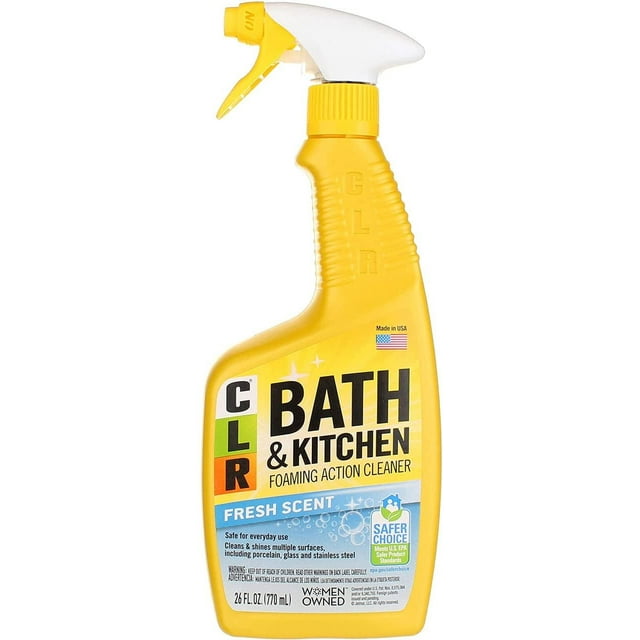 Clr Bathroom & Kitchen Cleaner, Toilet Bowl Calcium & Lime Remover