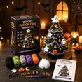 thumbnail image 1 of Clthnxya DIY Crochet Halloween Tree Craft Kit, Handmade Christmas Tree Ornaments for Holiday Decor, All-in-One Kit with Yarn Hook Beads & Tutorials Suitable for Craft Beginners, 1 of 7
