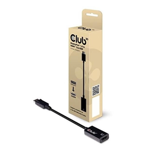 Club 3D DisplayPort 1.4 to HDMI 2.0b HDR Adapter