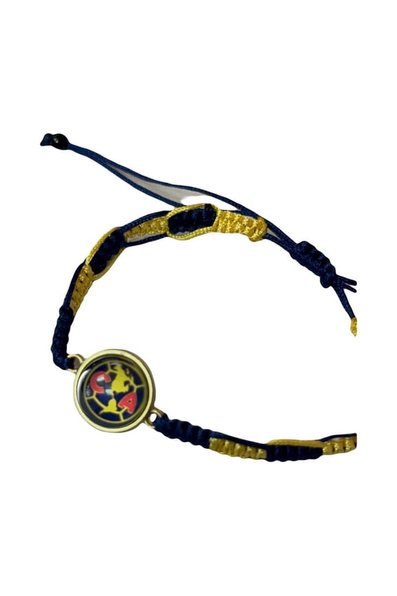 Club América Flag Bracelet – Adjustable Unisex Fan Jewelry Gift – Soccer Pride Wristband - 6Pcs