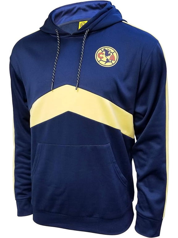 Club America Fleece Jacket Sweatshirt Official Soccer Hoodie Medium 024