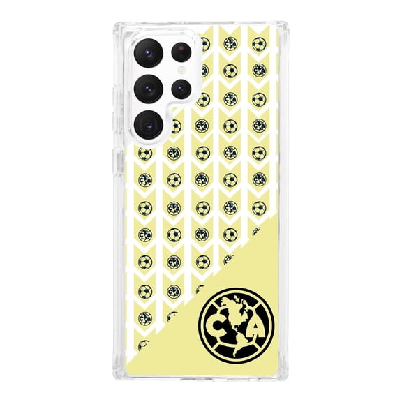 Club America HD Phone Case for Samsung Galaxy S23 Ultra (Soccer Pattern) by Affinity Bands