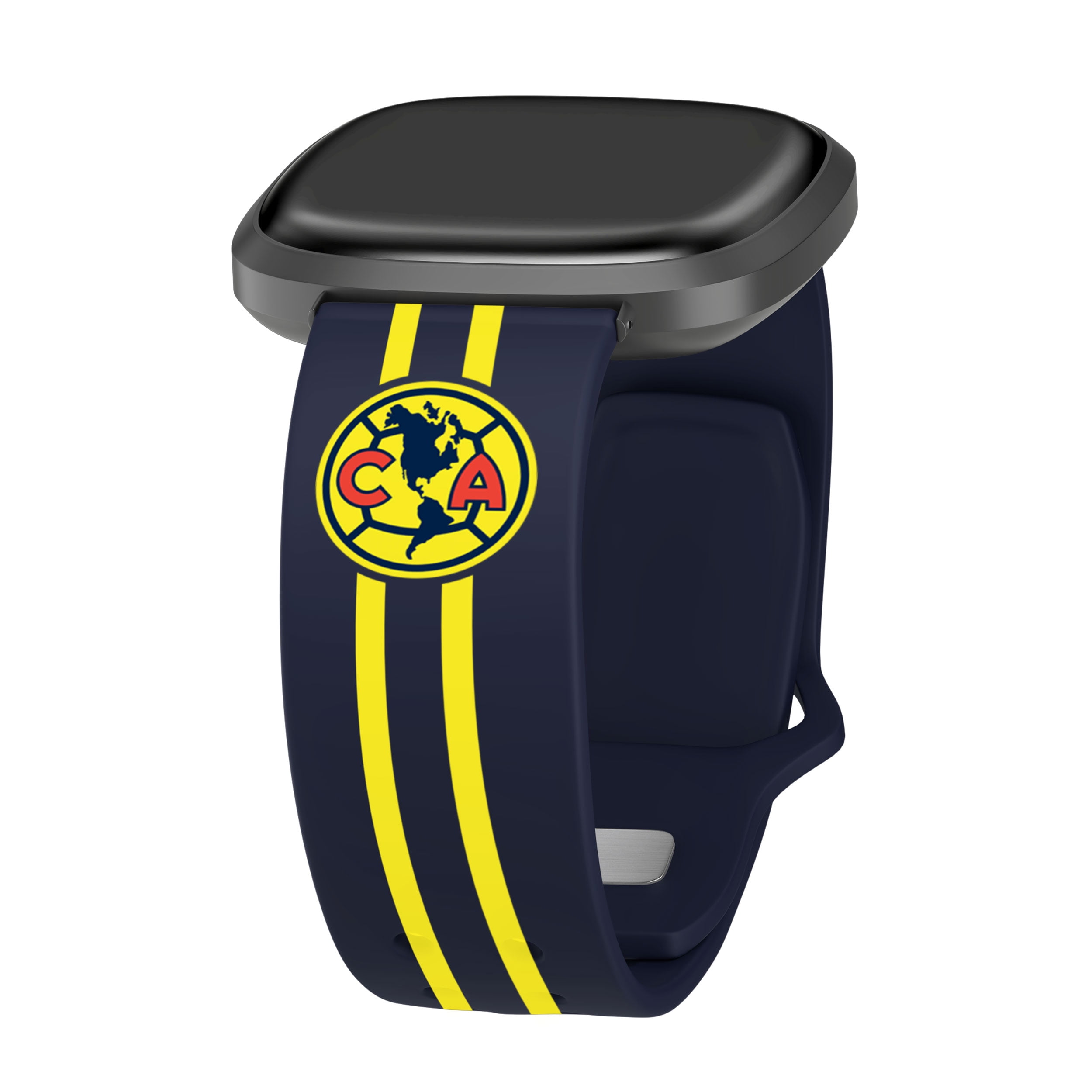 Club America HD Watch Band Compatible with FitBit Versa 3 & Sense (20mm Long Stripe)