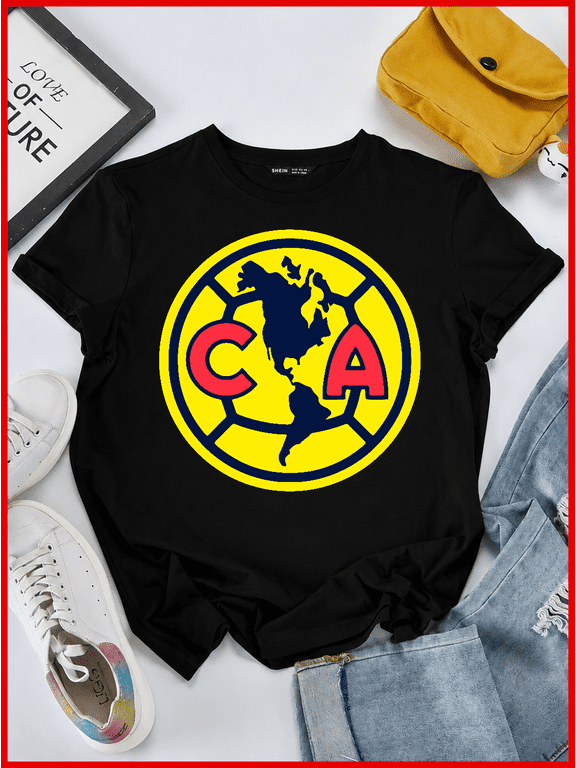 Club America Las Aguilas Liga MX Mexican Football Club Crest Unisex T-Shirt V60354, S-5XL
