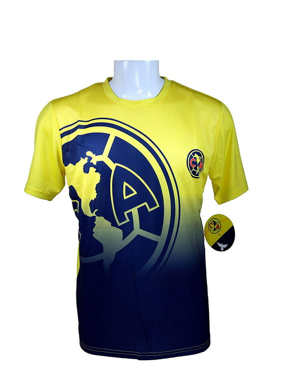 Club America Soccer Official Adult Soccer Training Performance Poly Jersey -J006 X-Large