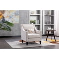 thumbnail image 1 of Club Armchair Linen Upholstered Club Chair Upholstered Barrel Chair, Multiple Colors, 1 of 8