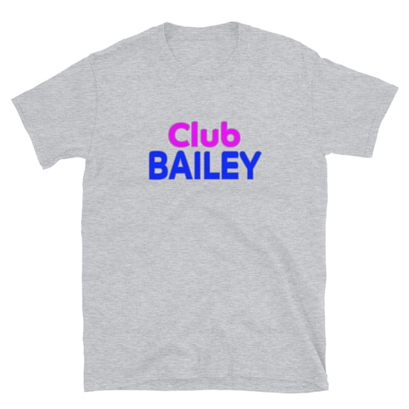 Club BAILEY Family Reunion Squad First Last Name (Sport Grey, L)