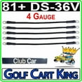 thumbnail image 1 of Club Car DS 81+ Golf Cart - Battery Cable Set (4 Guage), 1 of 1