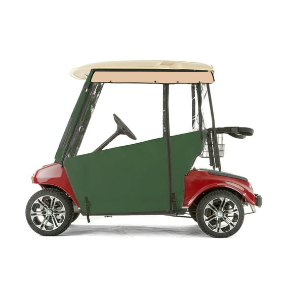 Club Car DS Golf Cart PRO-TOURING Sunbrella Track Enclosure - Green