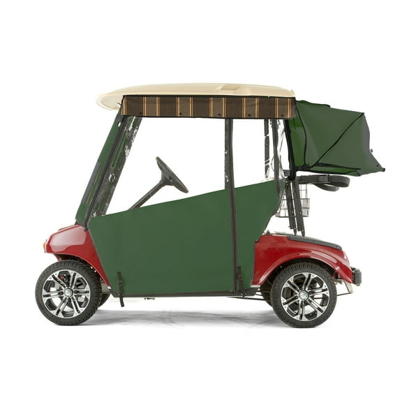 Club Car DS Golf Cart PRO-TOURING Sunbrella Track Enclosure - Green