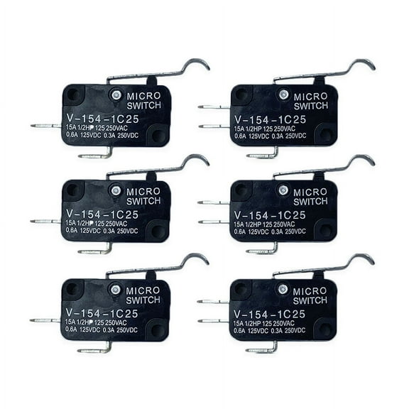 Club Car Golf Cart 6 Pack Micro Switch 2 & 3 Prong 1014807, 1014808
