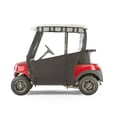 thumbnail image 1 of Club Car Onward Golf Cart PRO-TOURING Sunbrella Track Enclosure - Black, 1 of 2