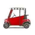 thumbnail image 1 of Club Car Onward Golf Cart PRO-TOURING Sunbrella Track Enclosure - Red, 1 of 2