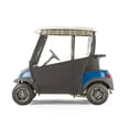thumbnail image 1 of Club Car Precedent Golf Cart PRO-TOURING Sunbrella Track Enclosure - Black, 1 of 2