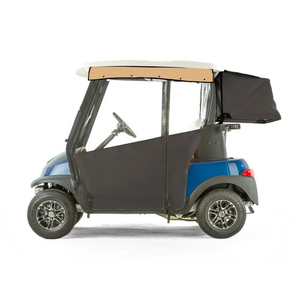 Club Car Precedent Golf Cart PRO-TOURING Sunbrella Track Enclosure - Black