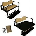 Club Car Precedent Golf Cart Rear Flip Flop Seat Kit Color BUFF